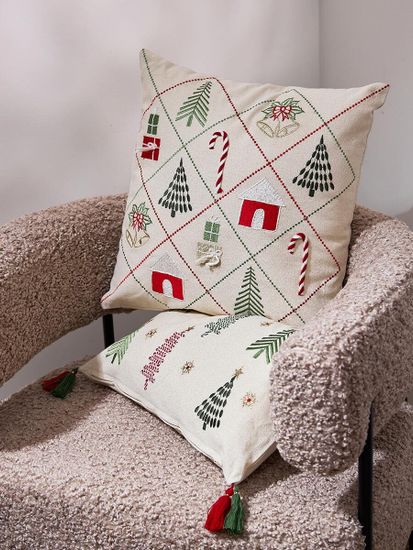 Чехол на подушку frozen pines из коллекции new year essential