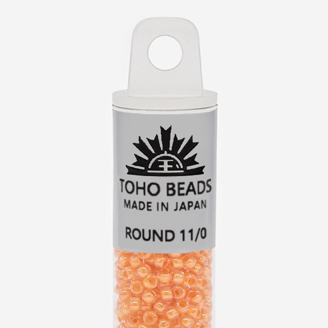 Японский бисер TOHO Round 11/0 (№984), окрашенный изнутри прозрачный
