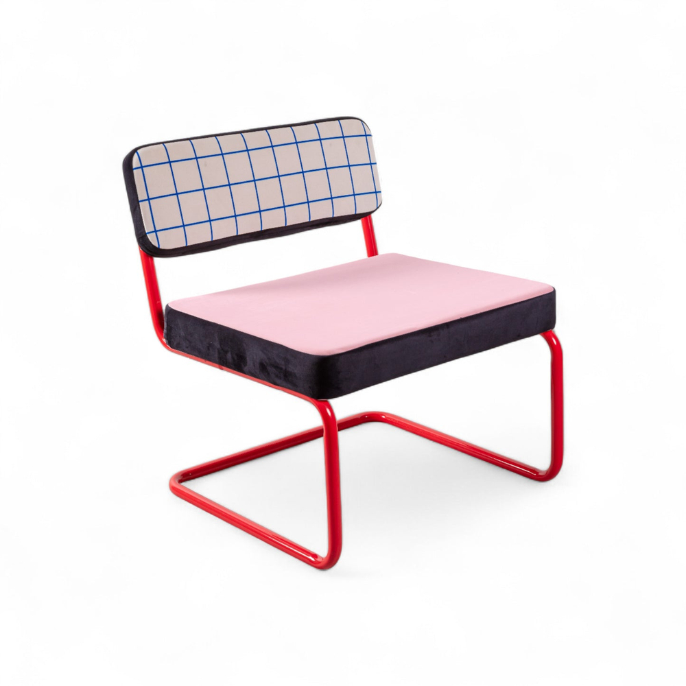 Стул Superlounge chair Blue Grid 16504