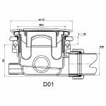 Душевая система RGW Shower Panels SP-6143-01 50140801-01 хром