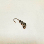 Мормышки вольфрамовые №4 Муравей  цвет серый  0,78 гр . 1,3мм ( набор 10 штук) цена указана за 1 штук