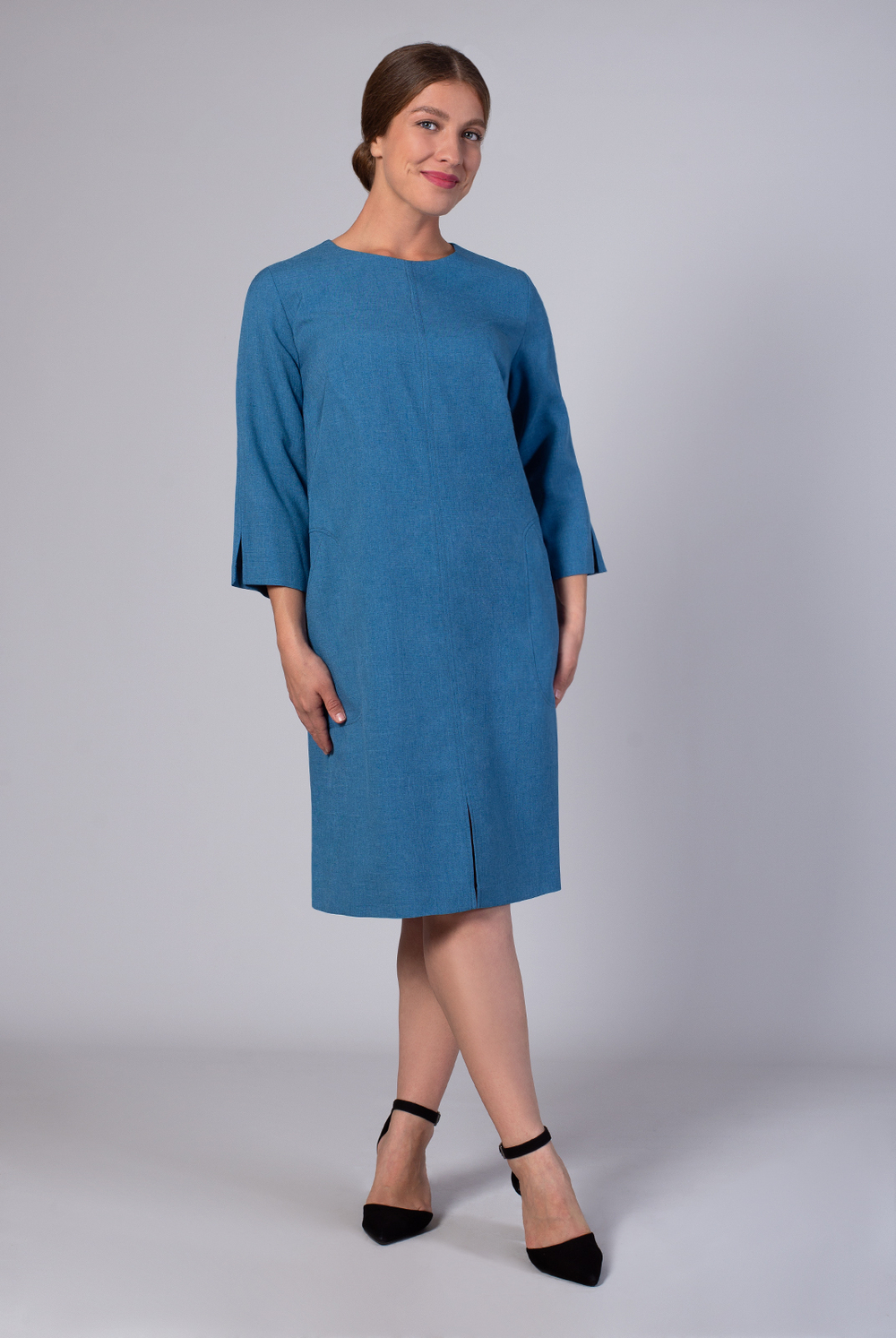 Платье женское 3053ШП, Деним #38Ден053053ШП