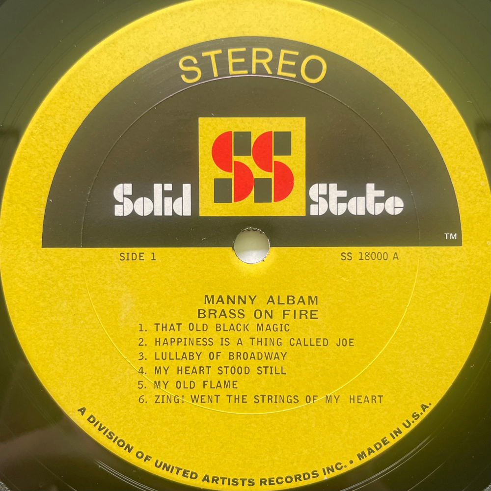 Manny Albam ‎– Brass On Fire (США)
