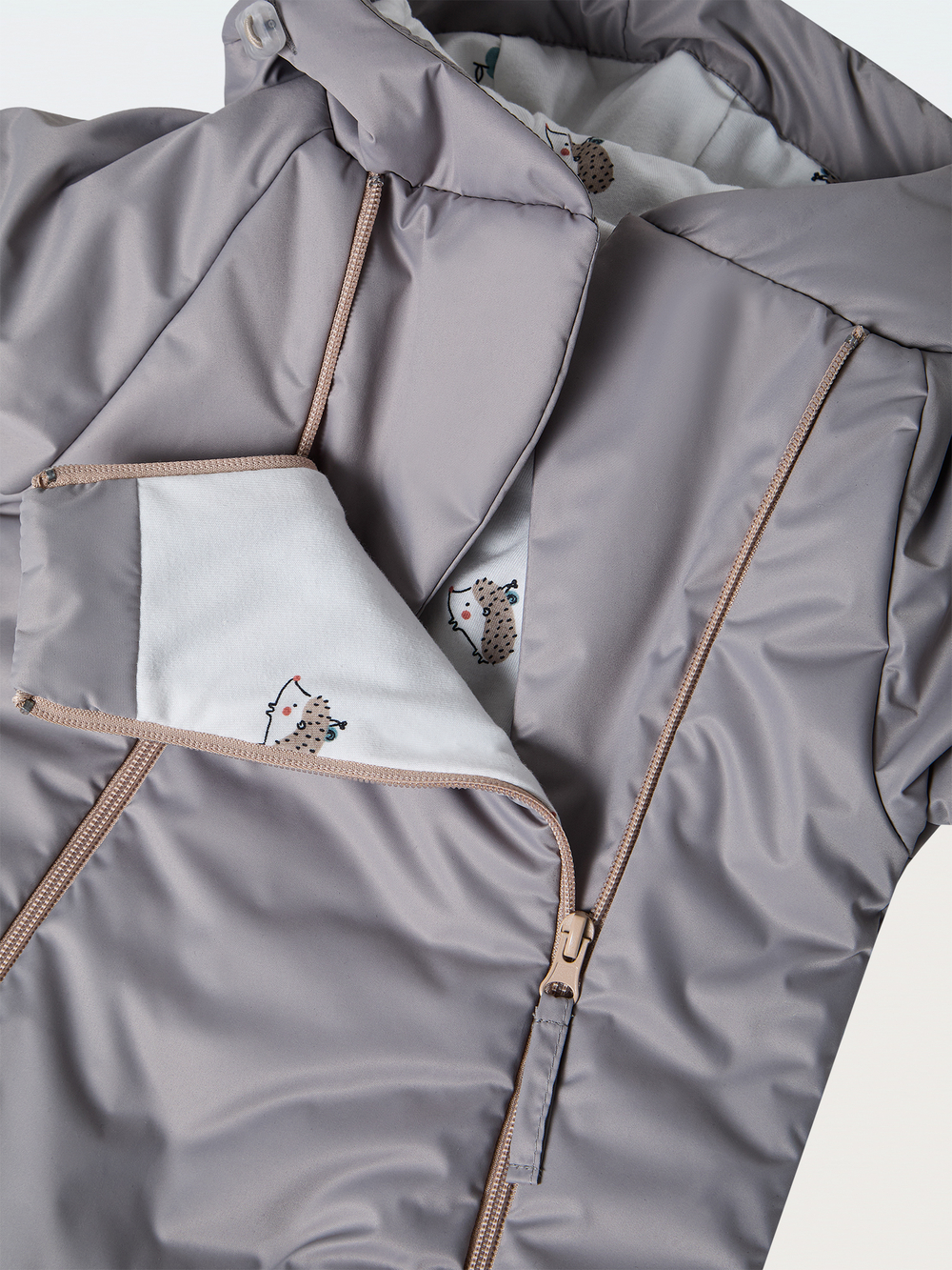 163-34 Комбинезон демисезонный Walk (бежевый)