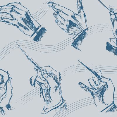 Дирижер (серо-синий вариант)