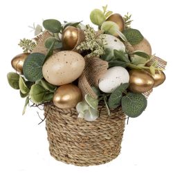 GAEM Цветочная композиция "Пасхальная", L19 W17 H19 см