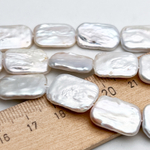 Жемчуг бусины, размер около 16,5-18 мм, цена за набор 3 штуки