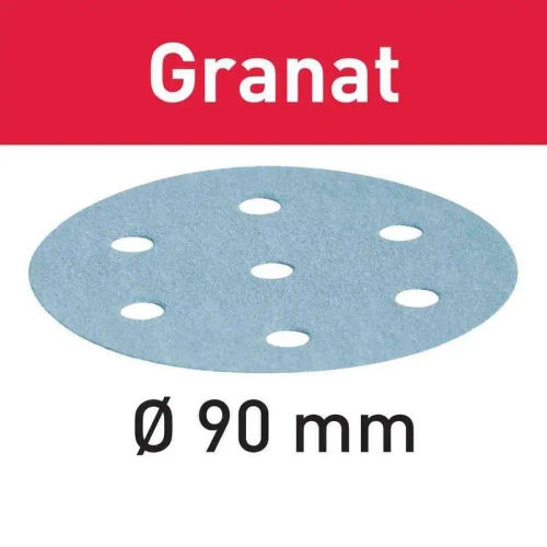 Шлифовальные круги STF D90/6 P320 GR/100 Granat FESTOOL 497372