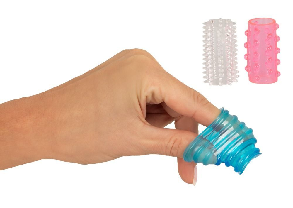 Комплект из трех рельефных насадок на пенис Tokyo Sleeves (Цвет: разноцветный)