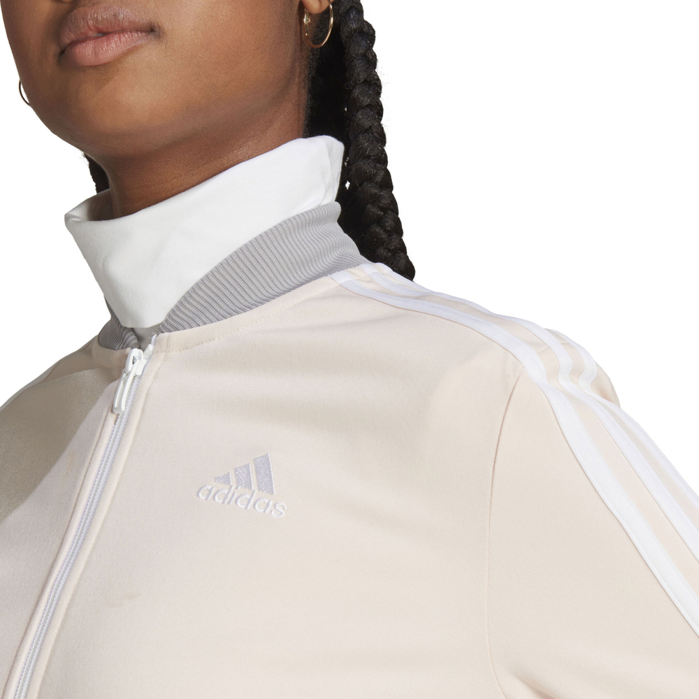 Женские теннисные Костюмы adidas Essentials 3-Stripes Tracksuit Women - Black, Cream