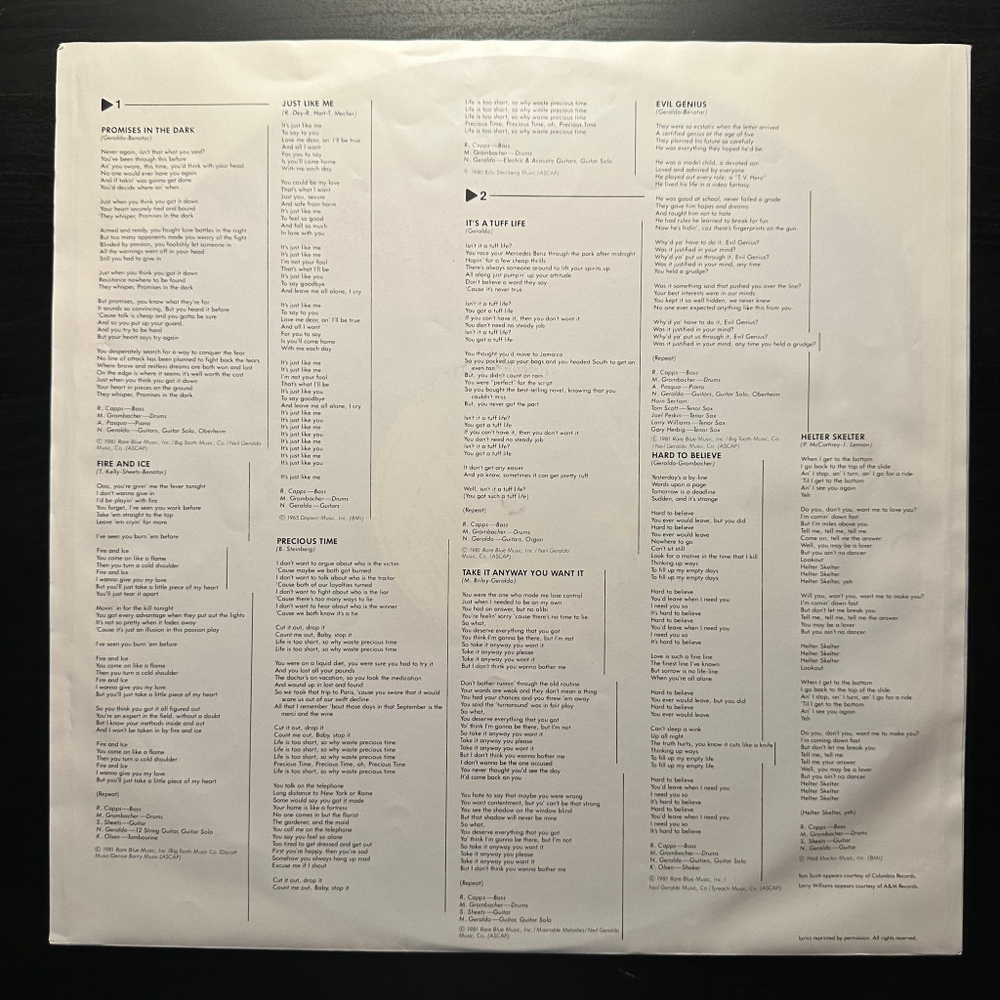 Pat Benatar - Precious Time (Швеция 1981г.)