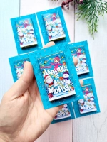 Открытки подарочные на Новый год с шоколадом