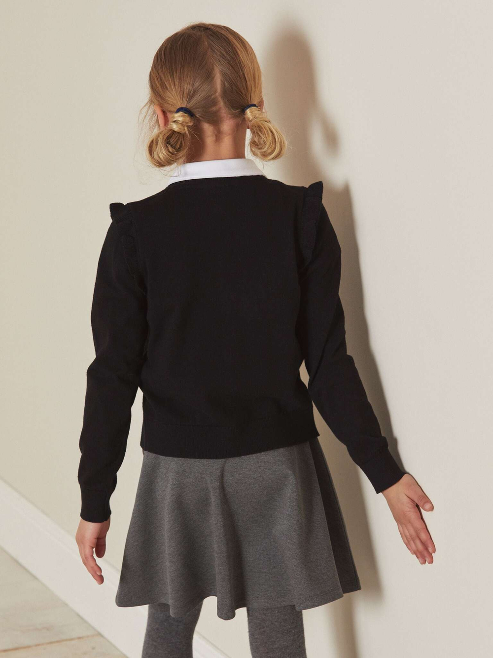 Кардиган школьный для девочки Next C54-234, Черный