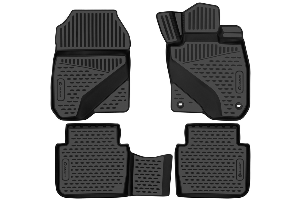 Коврики в салон для HONDA CR-V 2018 -правый руль 4шт. (полиуретан) ELEMENT3DAN0437210K