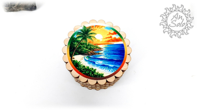 Мини-шкатулка "Райский остров"