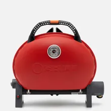 Портативный газовый гриль O-GRILL 500MT bicolor black-red + адаптер А, 1 горелка