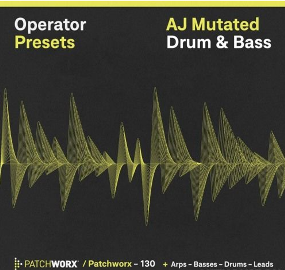 Loopmasters - AJ Mutated DnB - Operator Presets (MIDI, WAV, OPERATOR) - пресеты для Ableton Live