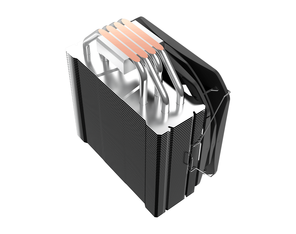 Вентилятор для процессора PCCooler PALADIN 400 TDP 235W 4-pin 115X/1200/1700/1851/AM4/AM5 Черный