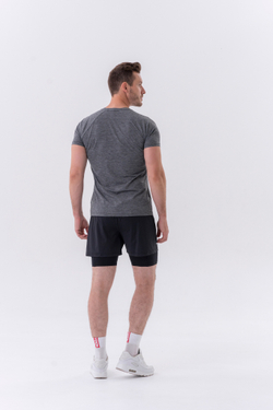 Мужская футболка Nebbia Lightweight Sporty T-shirt “Grey” 325 Grey