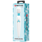 Белый wand-вибратор Cloud - 25 см. (Цвет: белый)