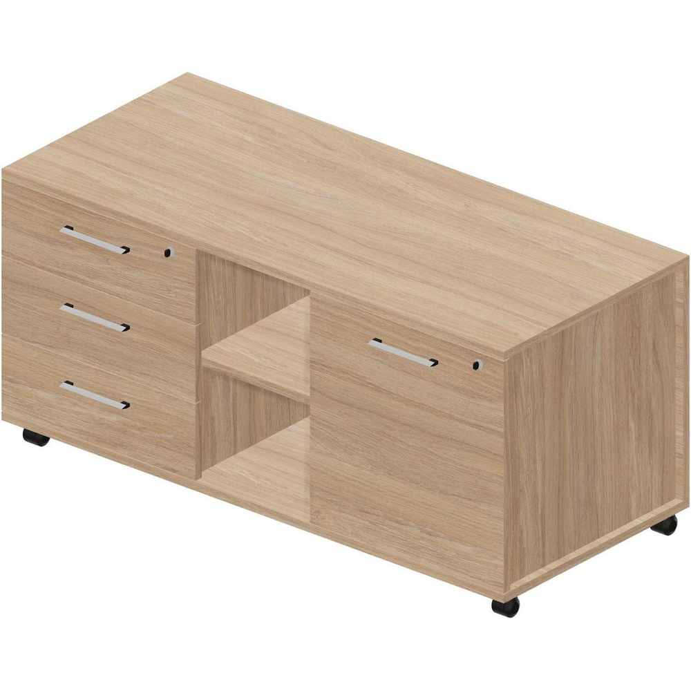 Тумба N/F/C  моб.серв.лев,ст.кол.оп.,р.-хр 120х53х57 Дуб св. EMU1253BGOWOW