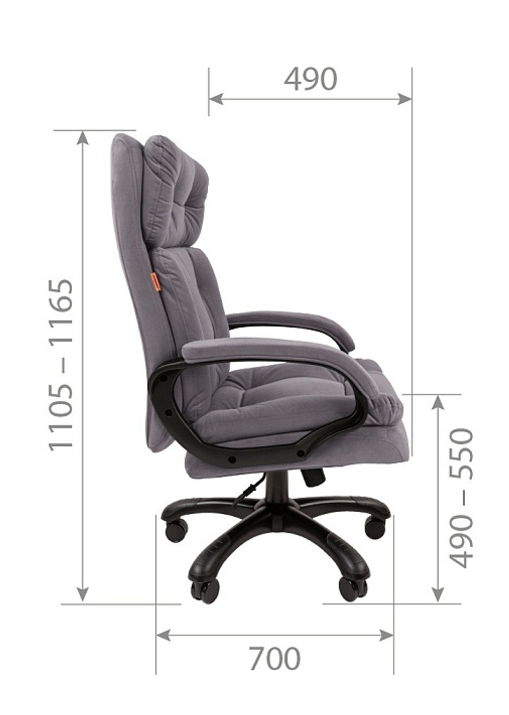 Офисное кресло CHAIRMAN 442, ткань