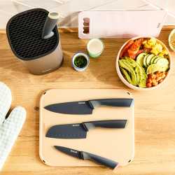 Набор ножей с блоком для хранения Tefal Slicy K431S504, 5 предметов