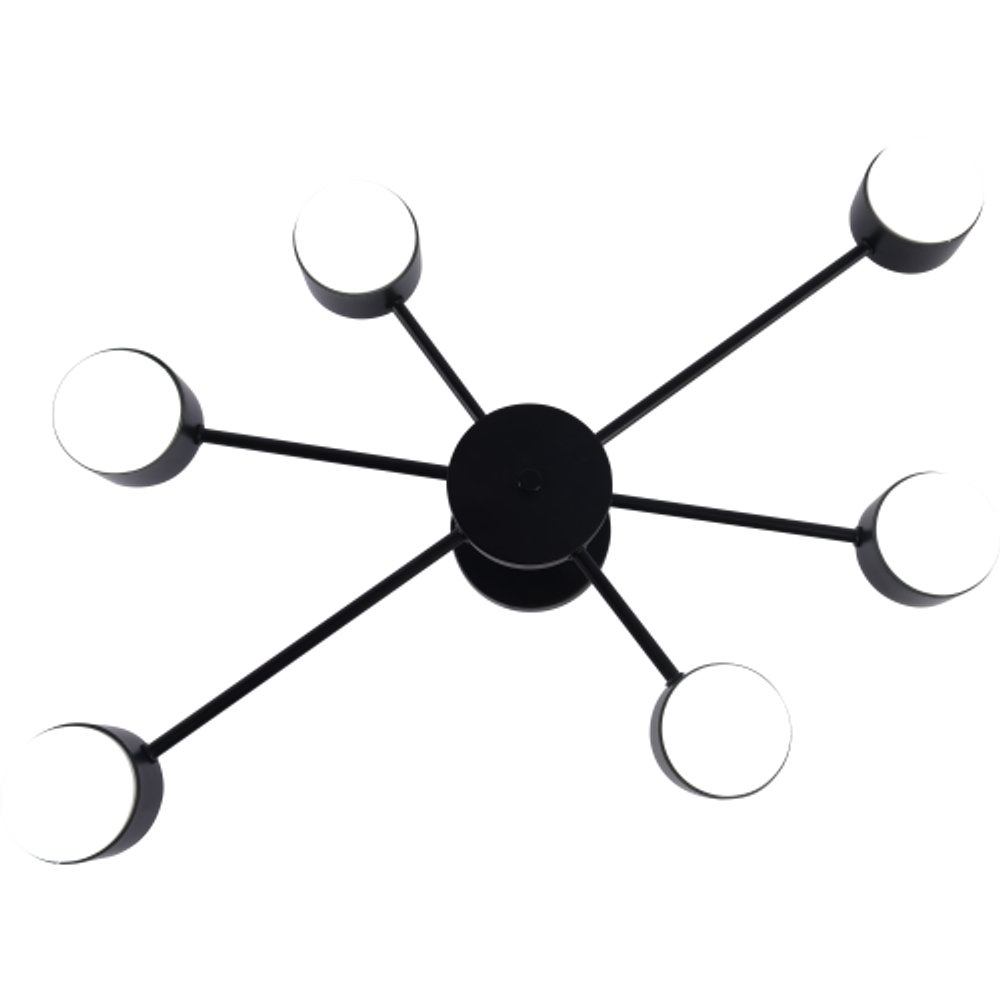 Люстра Rivoli   3185-306 6хGX53 15 Вт модерн