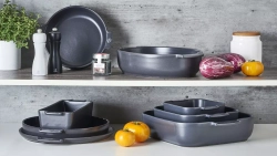Peugeot - Блюдо Appolia керамическое 25x17см графит / артикул   60107  / GTIN 4006950060107