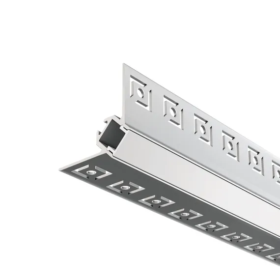 Алюминиевый профиль встраиваемый скрытого монтажа 50x22 (Серебро, 2 м), ALM-5022-S-2M Led Strip alm-5022-s-2m