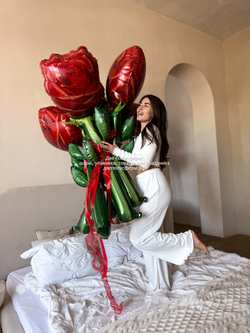 Букет фольгированных роз