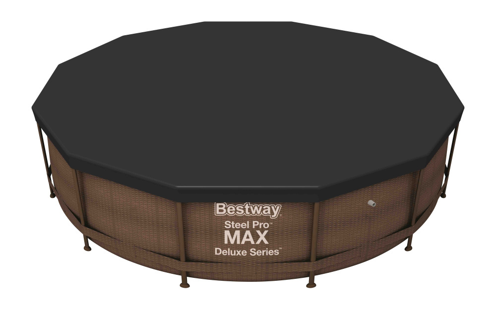 Тент для каркасного бассейна Steel Pro Pools, Steel Pro MAX Pools, Hydrium Splasher Pools 366 см (d 366см) (Bestway 58037 BW)