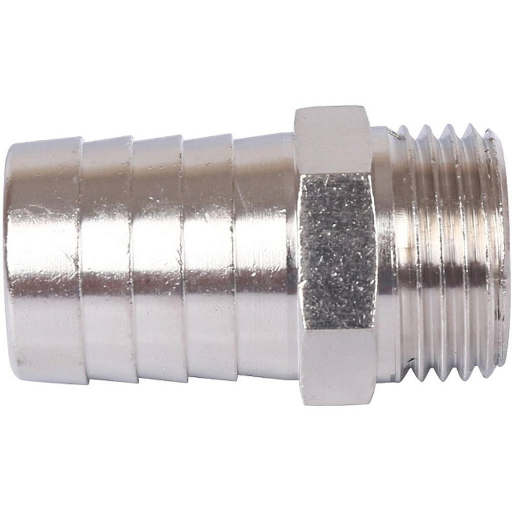 Штуцер с наружной резьбой STOUT SFT 0067 - 1/2" x 20 мм (латунь никелированная)
