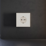 Накладка для розетки с заземлением и защитными шторками, S70 (хлопок)