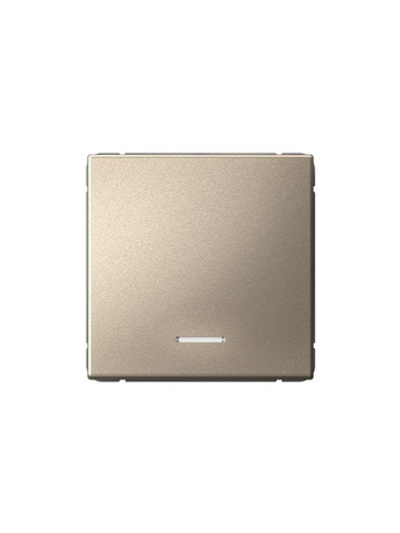 Выключатель 1-кл. ArtGallery (сх. 1а) 10AX с подсветкой механизм шампань SE GAL000513