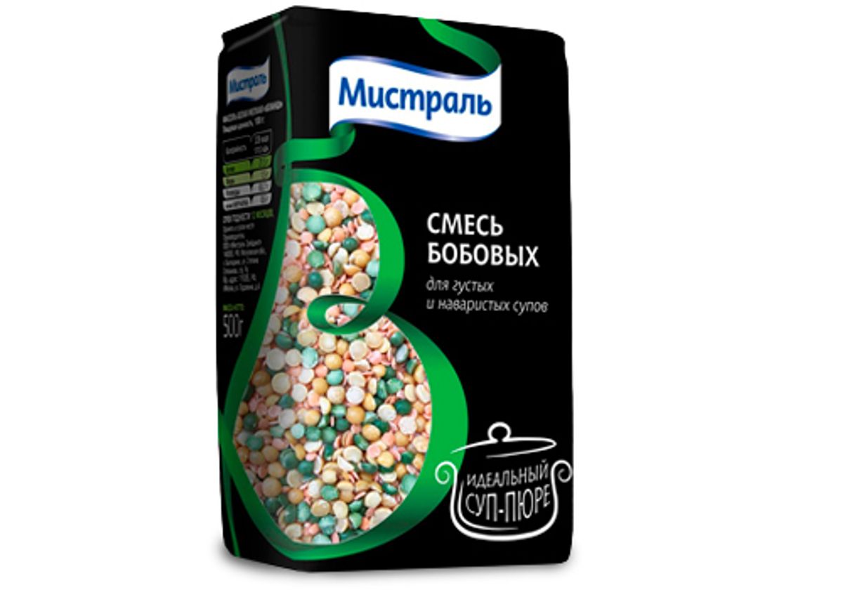 Смесь бобовых для густых и наваристых супов Мистраль, 500г