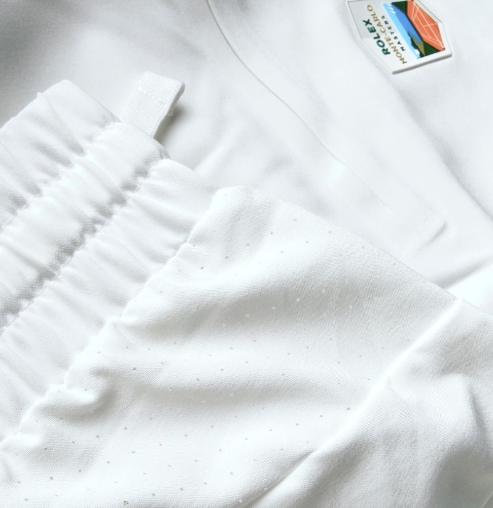 Мужские теннисные шорты Monte-Carlo Rolex Masters Patch - white