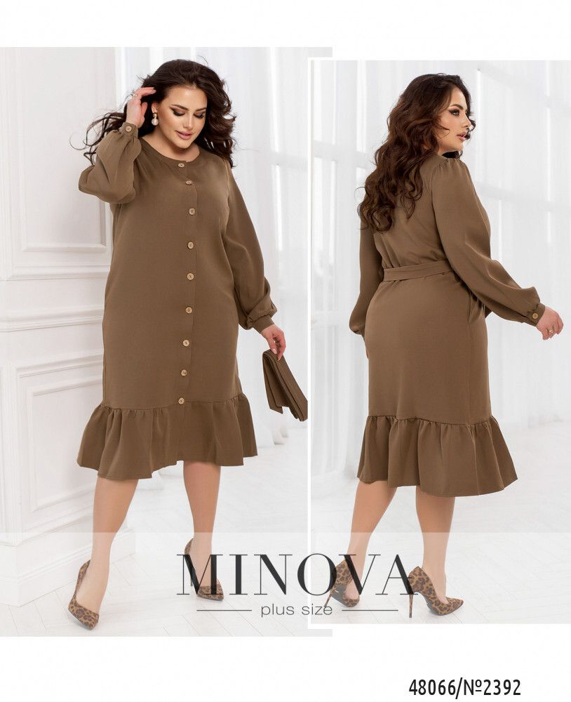 Платье 2392-мокко Minova