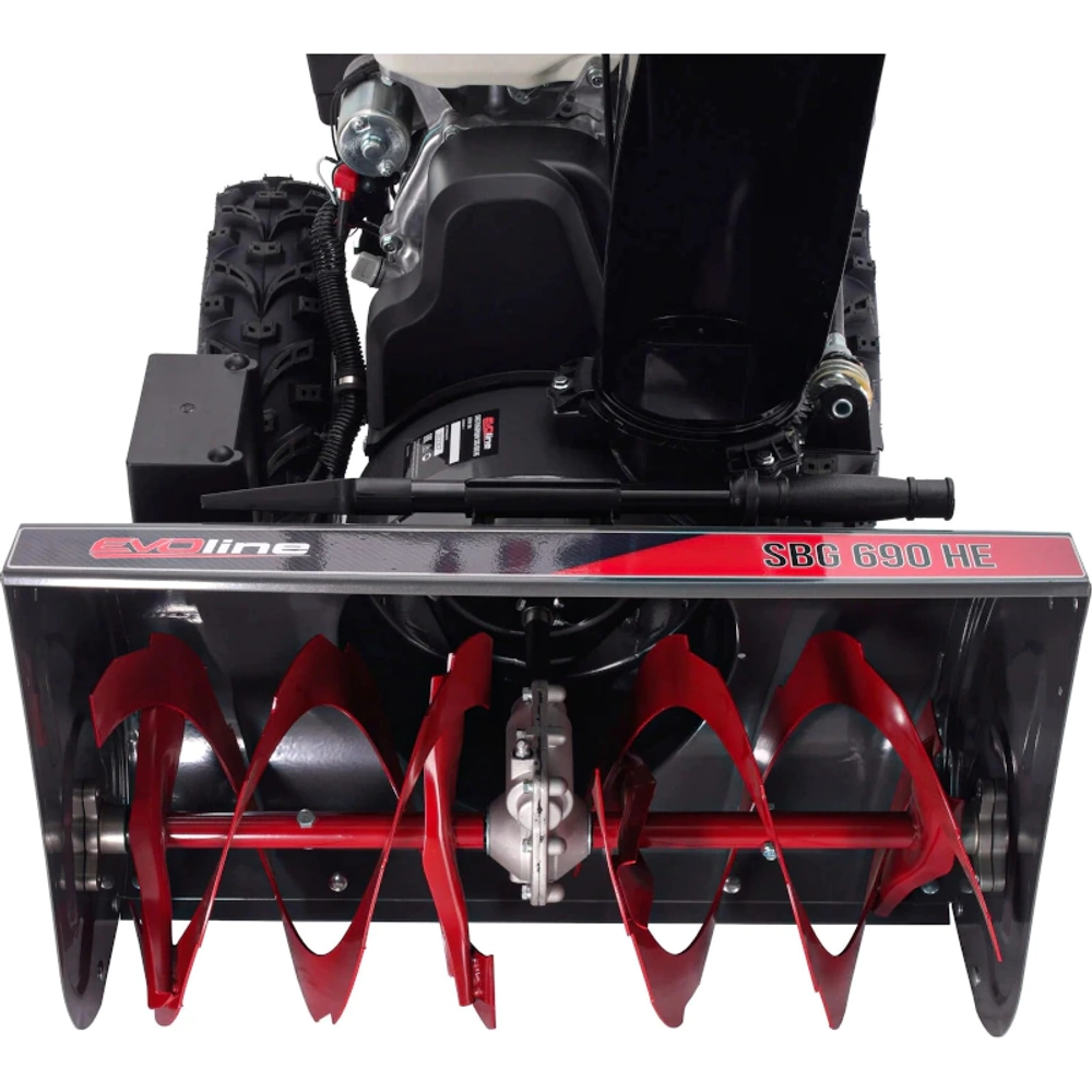 EVOline SBG 690 HE бензиновый снегоуборщик 8.4 л.с, ковш 69 см, выброс 15 м, 6 вперед/2 назад