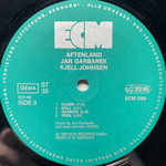 Jan Garbarek, Kjell Johnsen ‎– Aftenland (Германия 1980г.) ECM