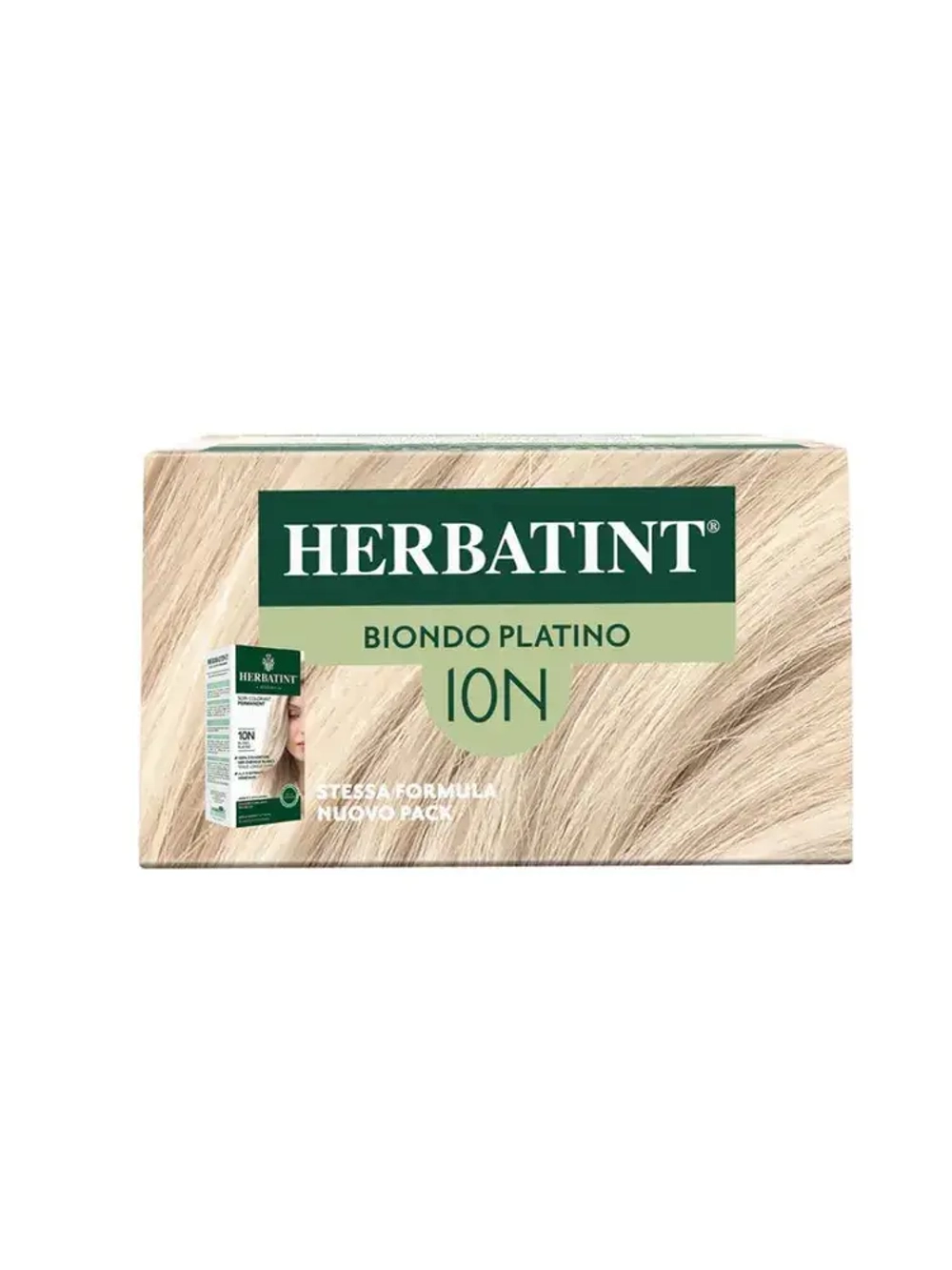 10N ПЛАТИНОВЫЙ БЛОНДИН - гель-краска для волос HERBATINT, 170 мл / из Европы /