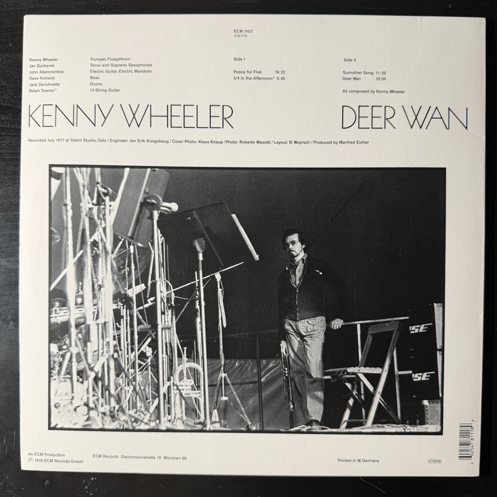 Kenny Wheeler ‎– Deer Wan (Германия 2016г.) ECM
