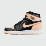 Кроссовки Nike Air Jordan 1 Wmns Black / Peach