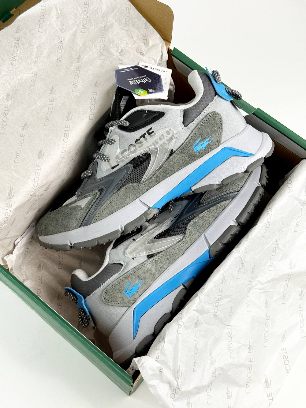 Кроссовки Lacoste L003 NEO TECH #B116 (сер.)