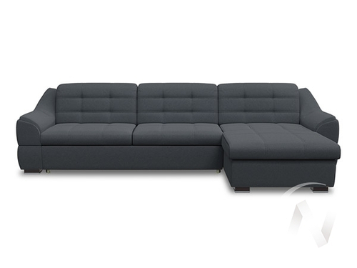 Диван угловой Антарес 1 (ДУ) LUMA 24 (графитовый)