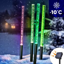 Светильник уличный ЭРА ERASF024-22 Пузырьки на солнечной батарее 4 шт 53 см | Садовые декоративные светильники