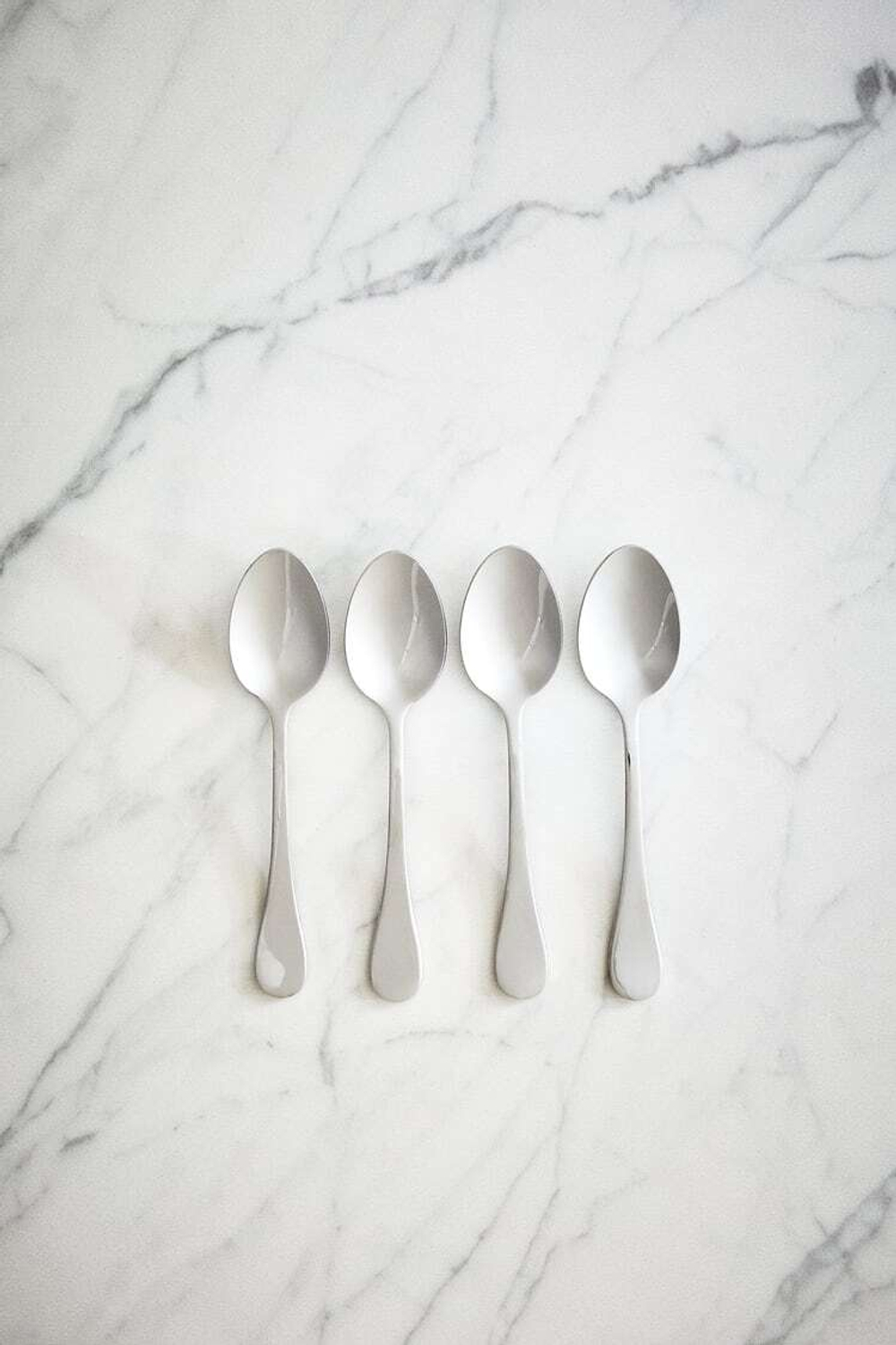 ZARA HOME КЛАССИЧЕСКИЙ НАБОР ДЕСЕРТНЫХ ЛОЖЕК, СТАЛЬНОЙ