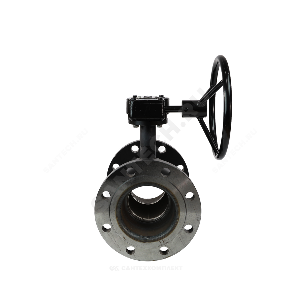 Кран шаровой сталь 09Г2С Ballomax КШТ 61.103 Ду 150 Ру25 фл L=350мм с редуктором BROEN КШТ 61.103.150.Р.25
