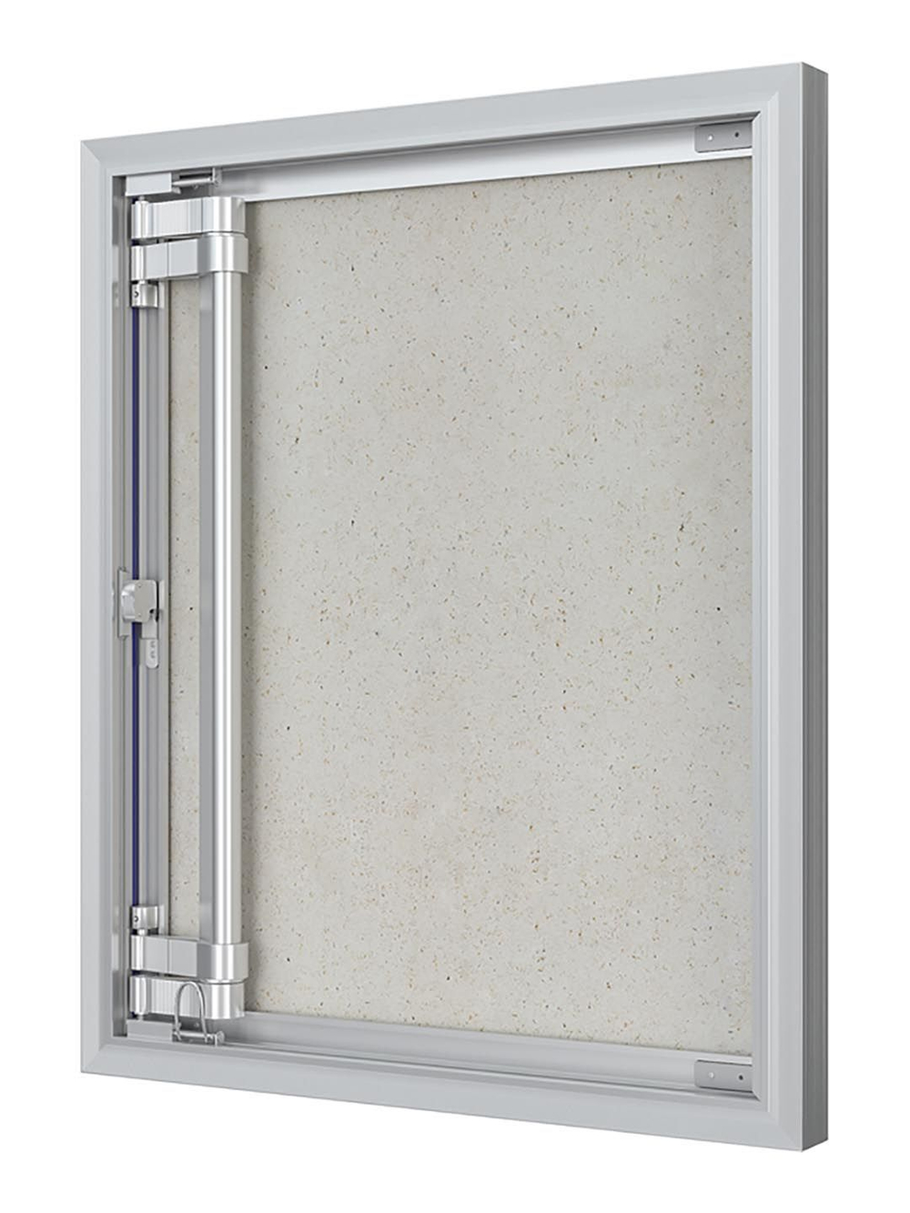 Люк ревизионный D Ceramo Optimum 500х600 скрыт.монтаж петля алюминий EVECS