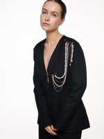 Брошь "Valencia massive pink"